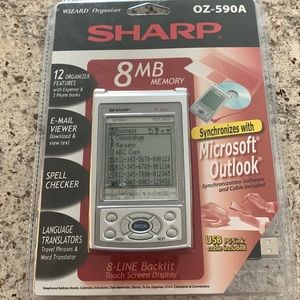 Sharp OZ-590A Wizard Organizer - New in Package